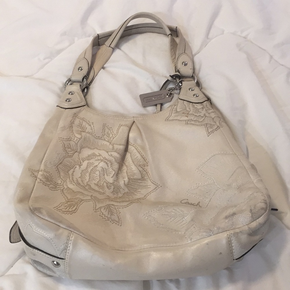 Off white coach bag